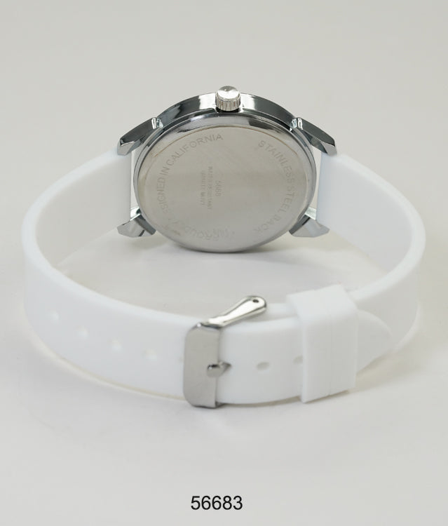 5668-Montres Carlo Silicon Band Watch