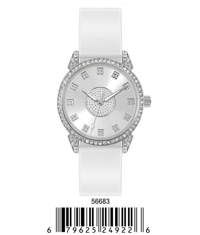 5668-Montres Carlo Silicon Band Watch