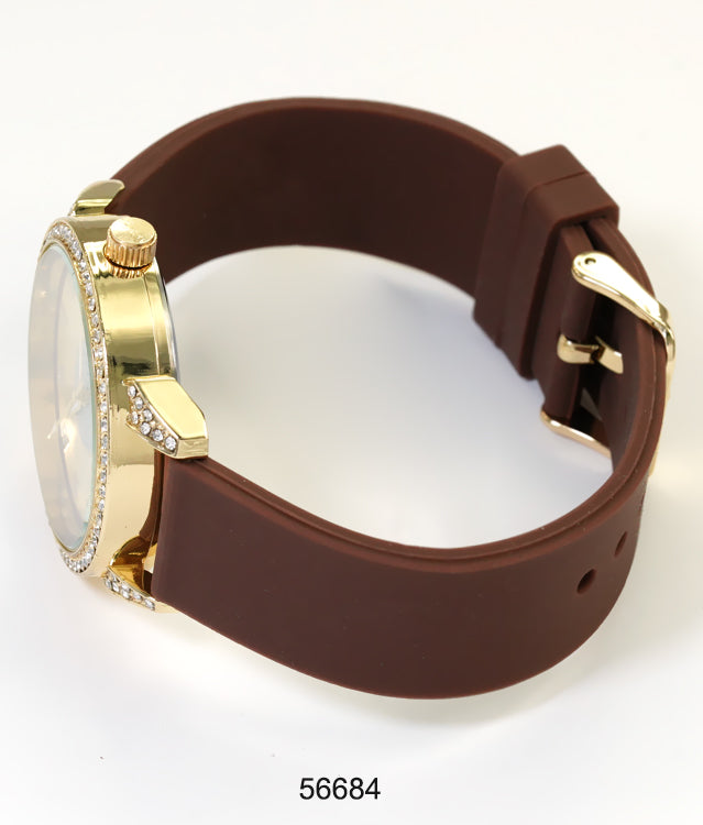 5668-Montres Carlo Silicon Band Watch