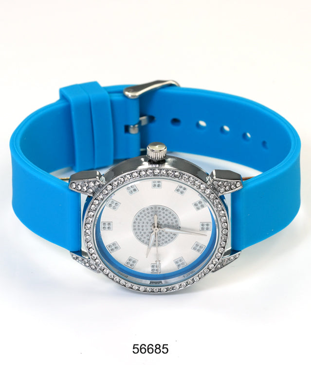 5668-Montres Carlo Silicon Band Watch