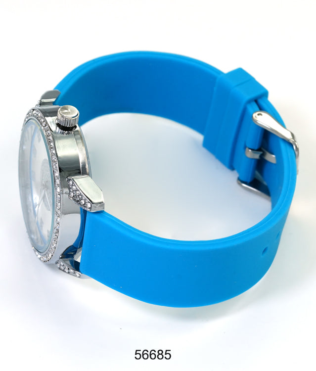 5668-Montres Carlo Silicon Band Watch