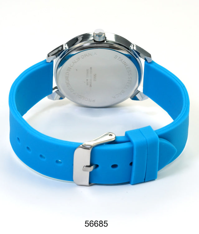 5668-Montres Carlo Silicon Band Watch