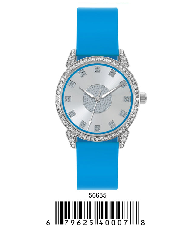 5668-Montres Carlo Silicon Band Watch