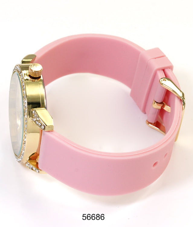 5668-Montres Carlo Silicon Band Watch