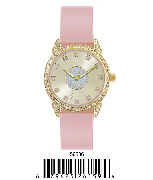 5668-Montres Carlo Silicon Band Watch
