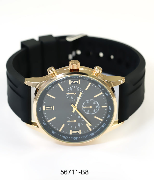 5671-B8 - Prepacked Silicon Band Watch