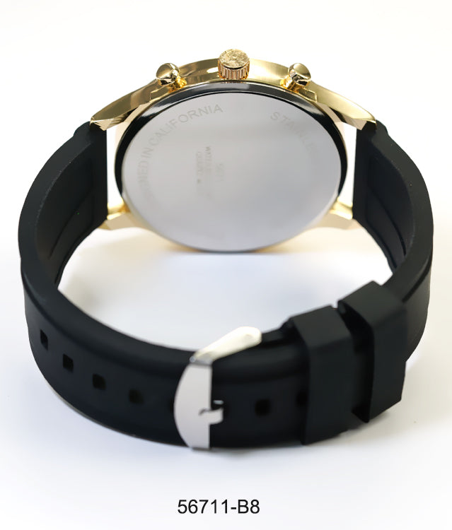 5671-B8 - Prepacked Silicon Band Watch