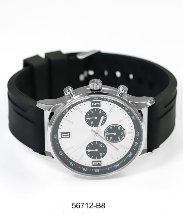 5671-B8 - Prepacked Silicon Band Watch