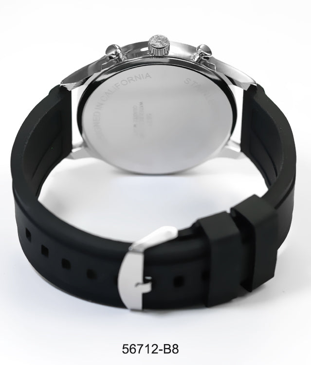 5671-B8 - Prepacked Silicon Band Watch
