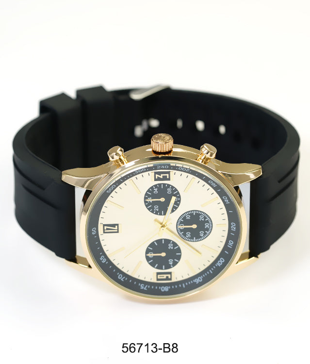 5671-B8 - Prepacked Silicon Band Watch