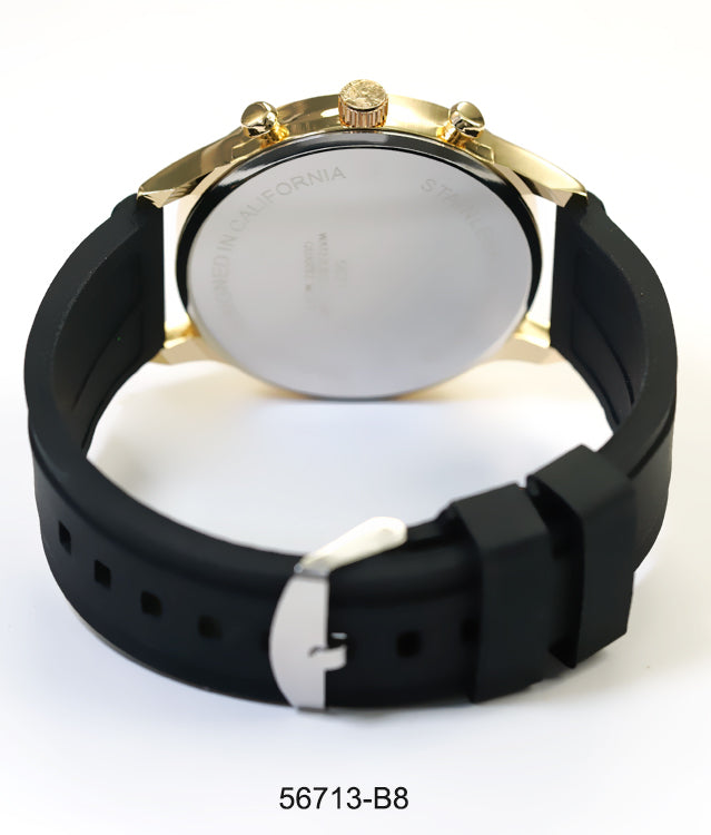 5671-B8 - Prepacked Silicon Band Watch