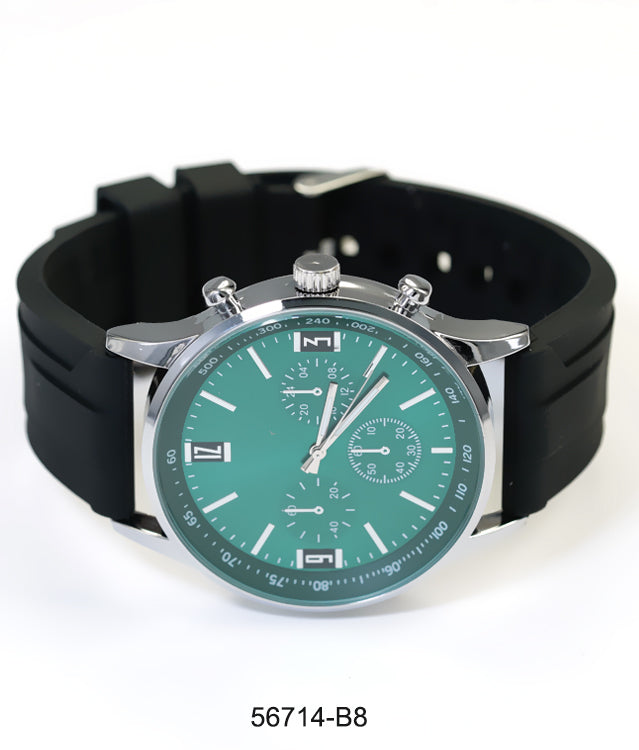 5671-B8 - Prepacked Silicon Band Watch