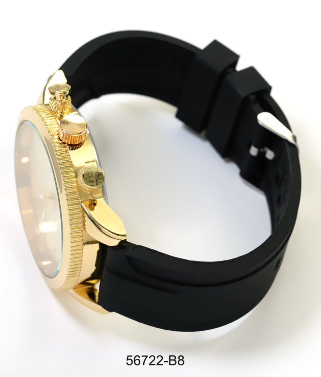 5672-B8 - Prepacked Silicon Band Watch
