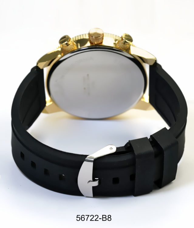 5672-B8 - Prepacked Silicon Band Watch
