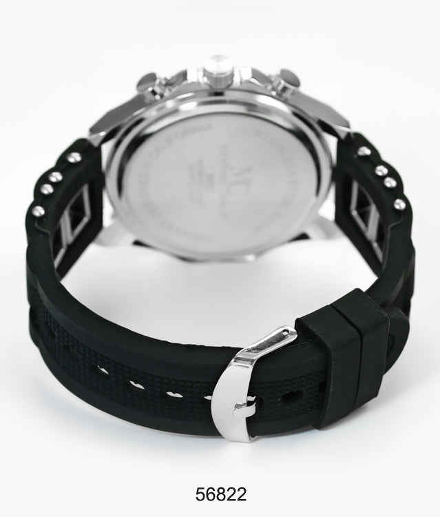 5682-Montres Carlo Silicon Band Watch