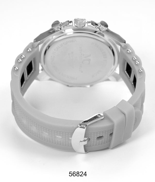 5682-Montres Carlo Silicon Band Watch