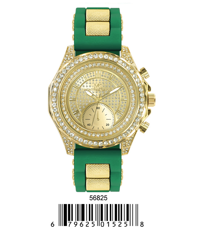 5682-Montres Carlo Silicon Band Watch