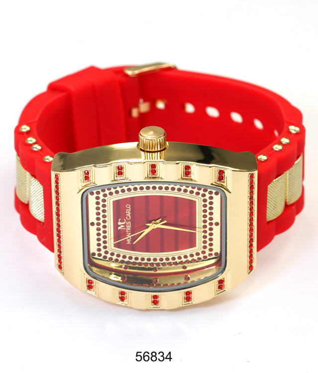 5683-Montres Carlo Silicon Band Watch