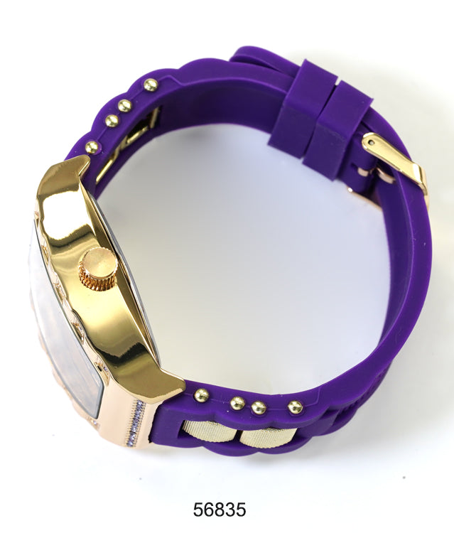 5683-Montres Carlo Silicon Band Watch