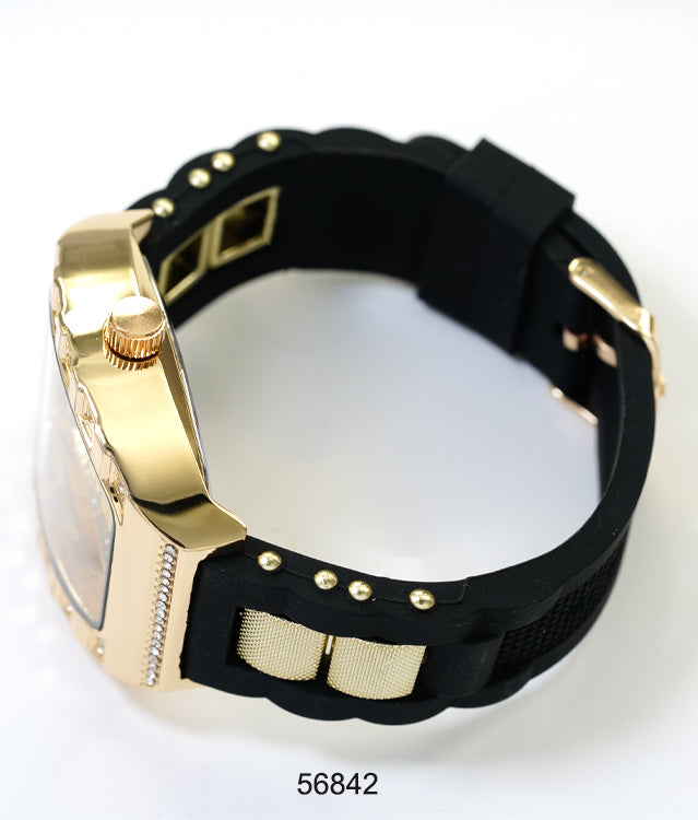5684-Montres Carlo Silicon Band Watch