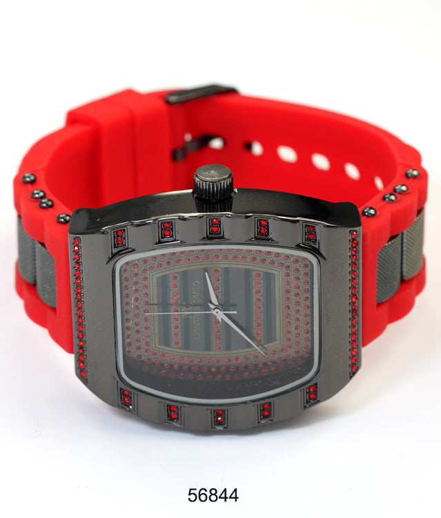 5684-Montres Carlo Silicon Band Watch