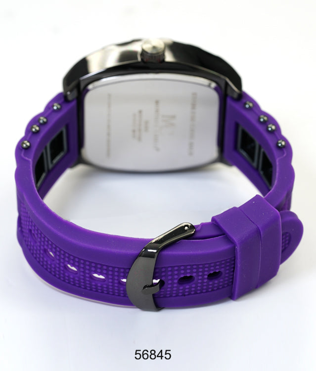 5684-Montres Carlo Silicon Band Watch