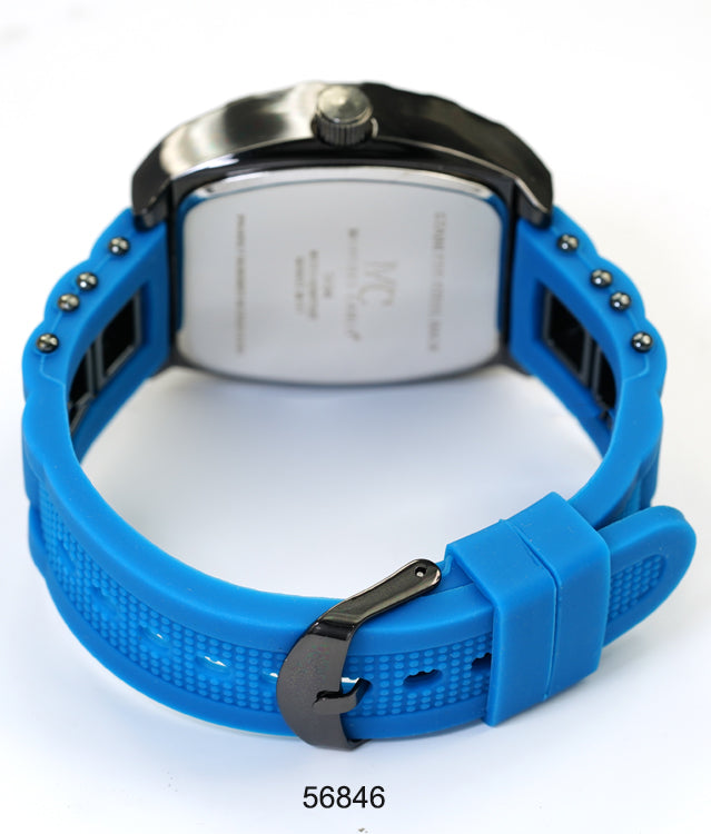 5684-Montres Carlo Silicon Band Watch