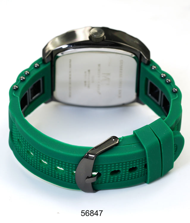 5684-Montres Carlo Silicon Band Watch