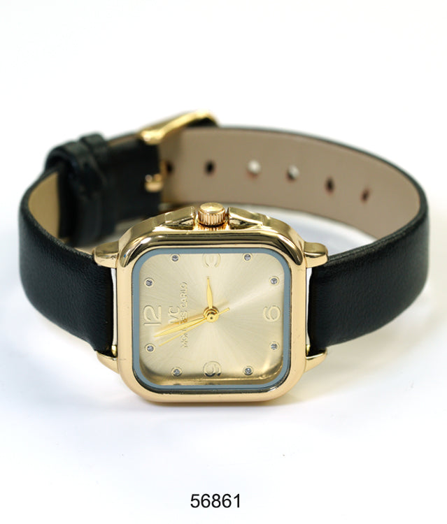 5685 - Faux Leather band watch