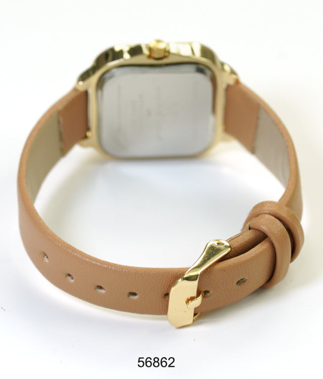 5685 - Faux Leather band watch