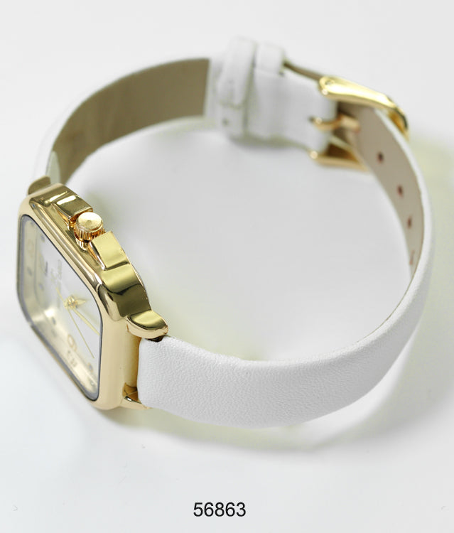 5685 - Faux Leather band watch