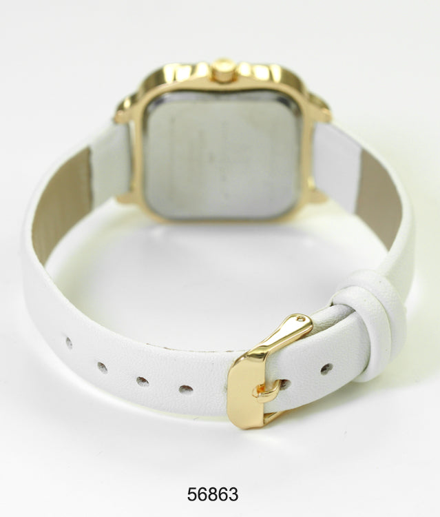 5685 - Faux Leather band watch