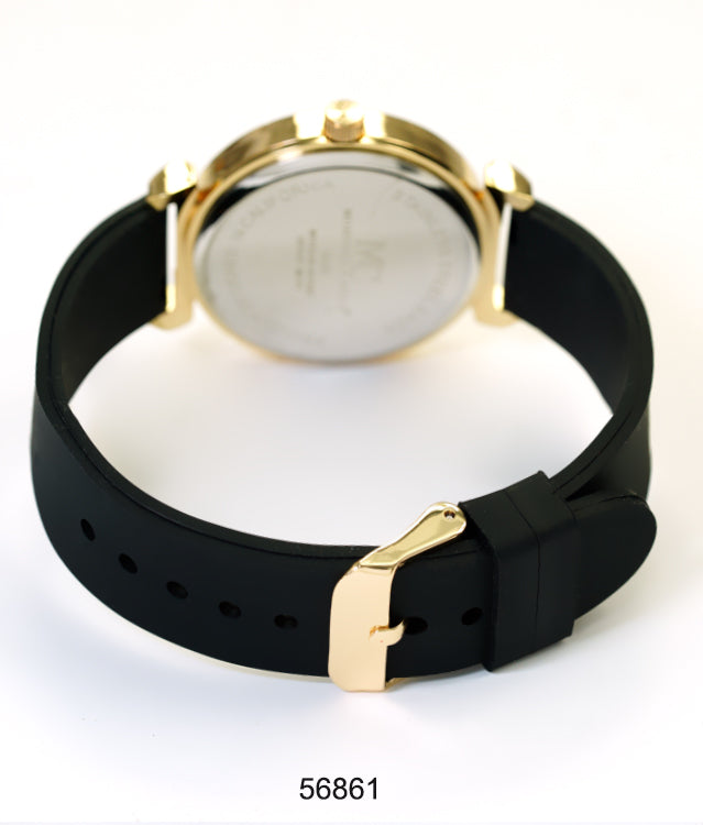 5686-Montres Carlo Silicon Band Watch