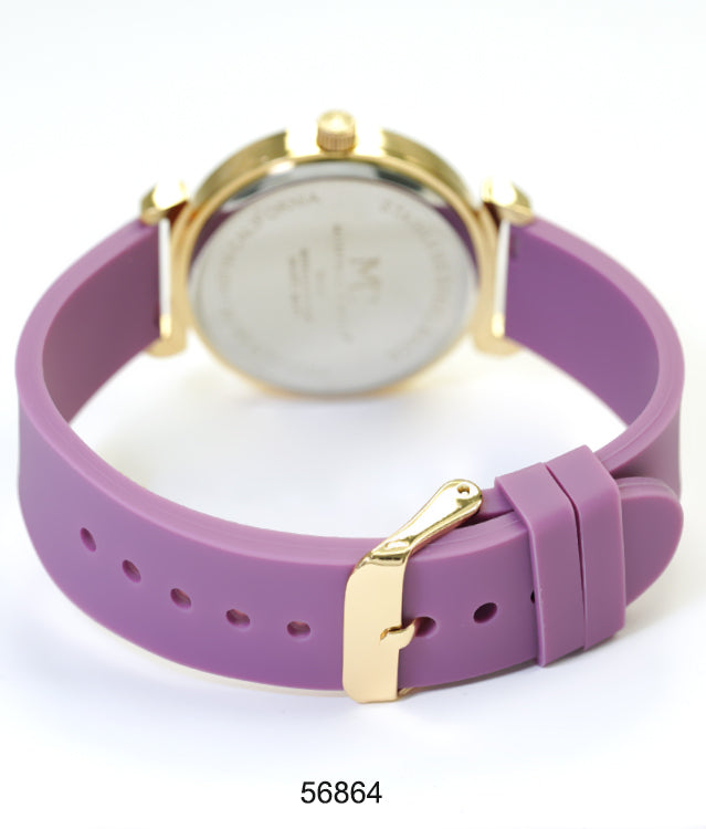 5686-Montres Carlo Silicon Band Watch