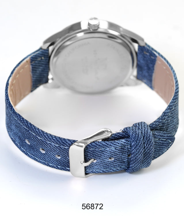 5687 - Faux Leather band watch