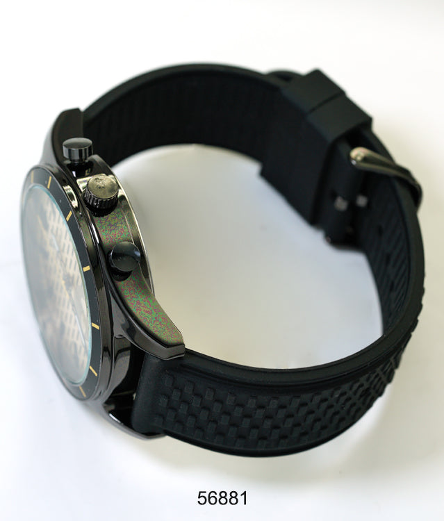 5688-Montres Carlo Silicon Band Watch