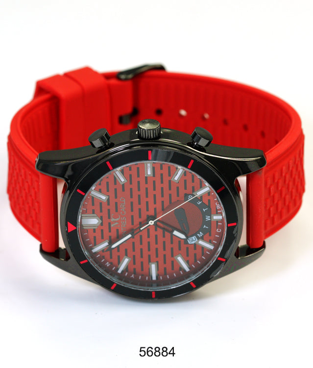 5688-Montres Carlo Silicon Band Watch