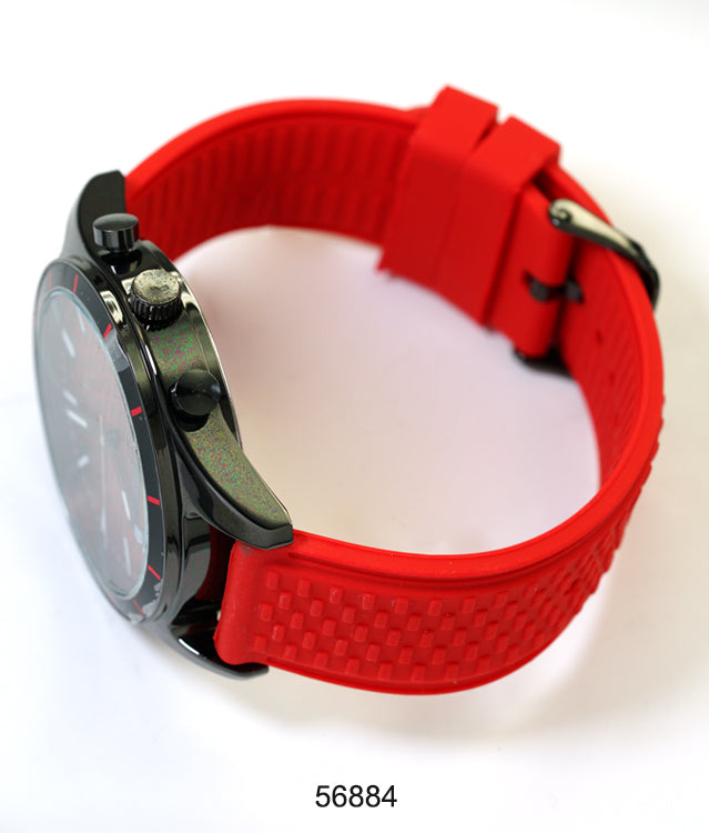 5688-Montres Carlo Silicon Band Watch