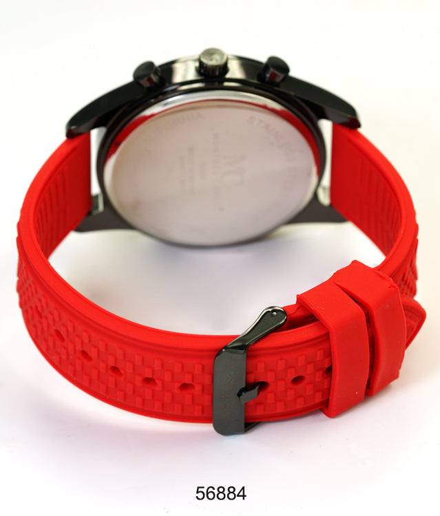 5688-Montres Carlo Silicon Band Watch