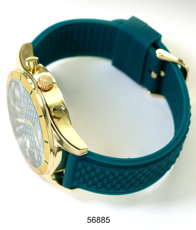 5688-Montres Carlo Silicon Band Watch