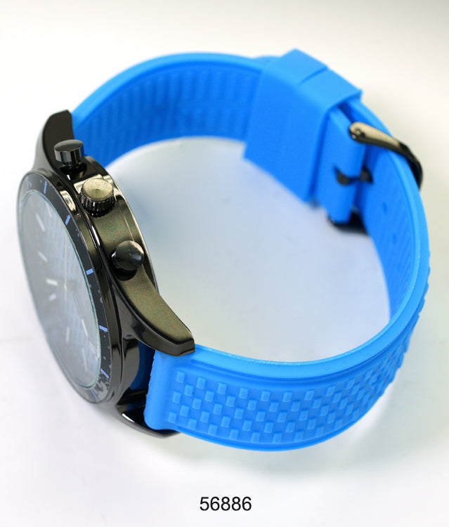 5688-Montres Carlo Silicon Band Watch