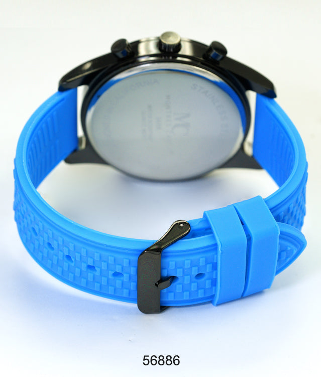 5688-Montres Carlo Silicon Band Watch