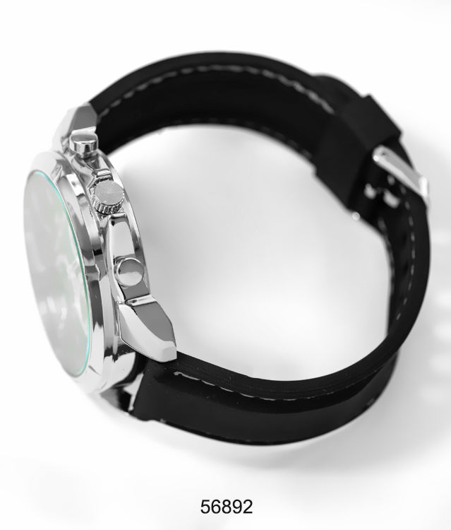 5689-Montres Carlo Silicon Band Watch