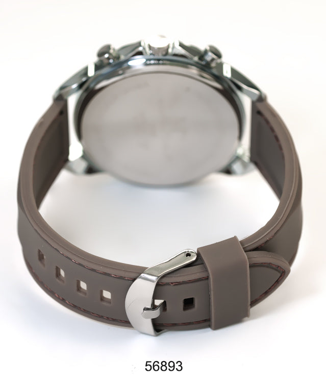 5689-Montres Carlo Silicon Band Watch