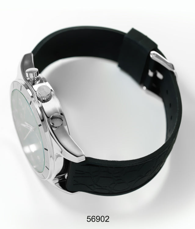 5690-Montres Carlo Silicon Band Watch
