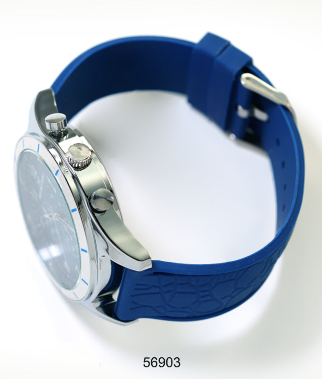 5690-Montres Carlo Silicon Band Watch