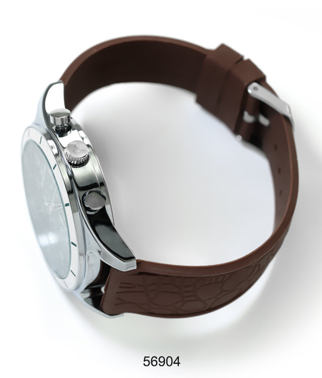 5690-Montres Carlo Silicon Band Watch