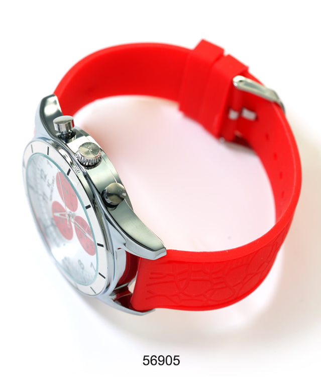 5690-Montres Carlo Silicon Band Watch