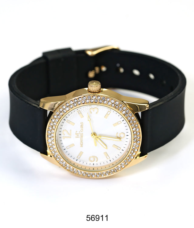 5691-Montres Carlo Silicon Band Watch