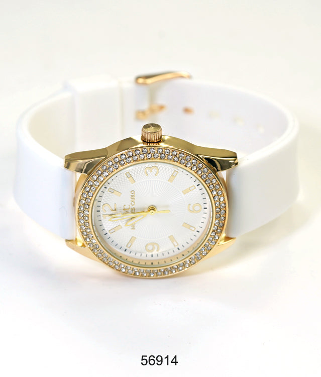5691-Montres Carlo Silicon Band Watch
